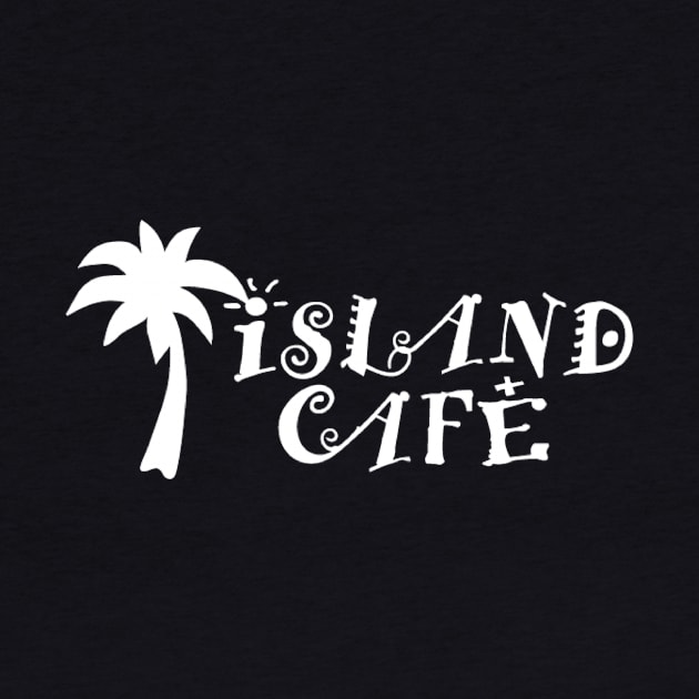 Two-Sided Island Cafe Logo Shirts by The Happy Mermaid